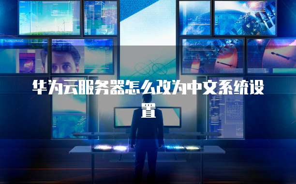 华为云服务器怎么改为中文系统设置