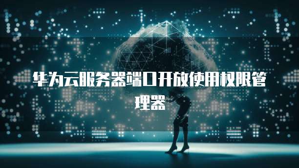 华为云服务器端口开放使用权限管理器