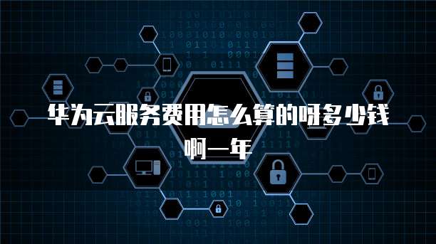 华为云服务费用怎么算的呀多少钱啊一年